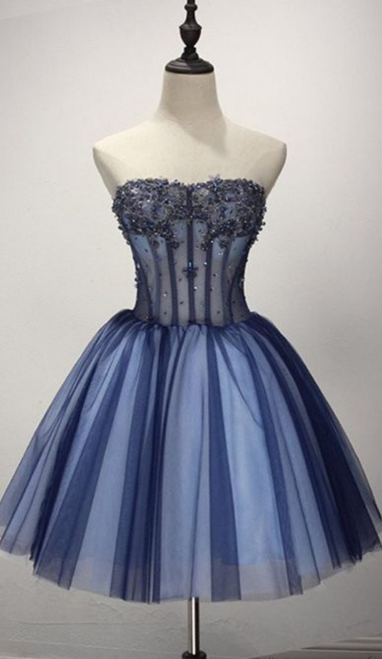 Blue Short Prom Dresses Clearance