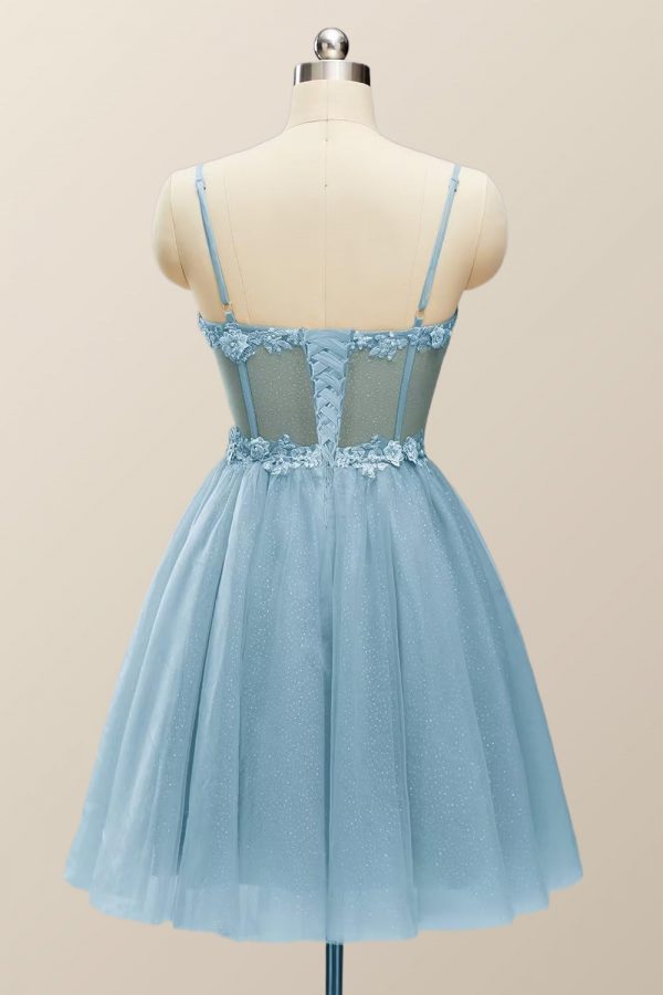 Blue Short Prom Dresses Clearance